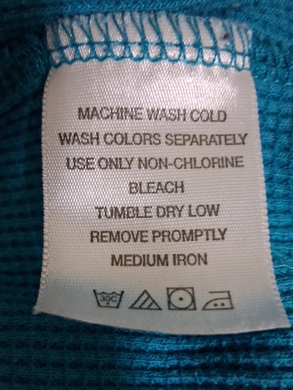 All American Comfort Teal Top Size 2X - Picture 4 of 4